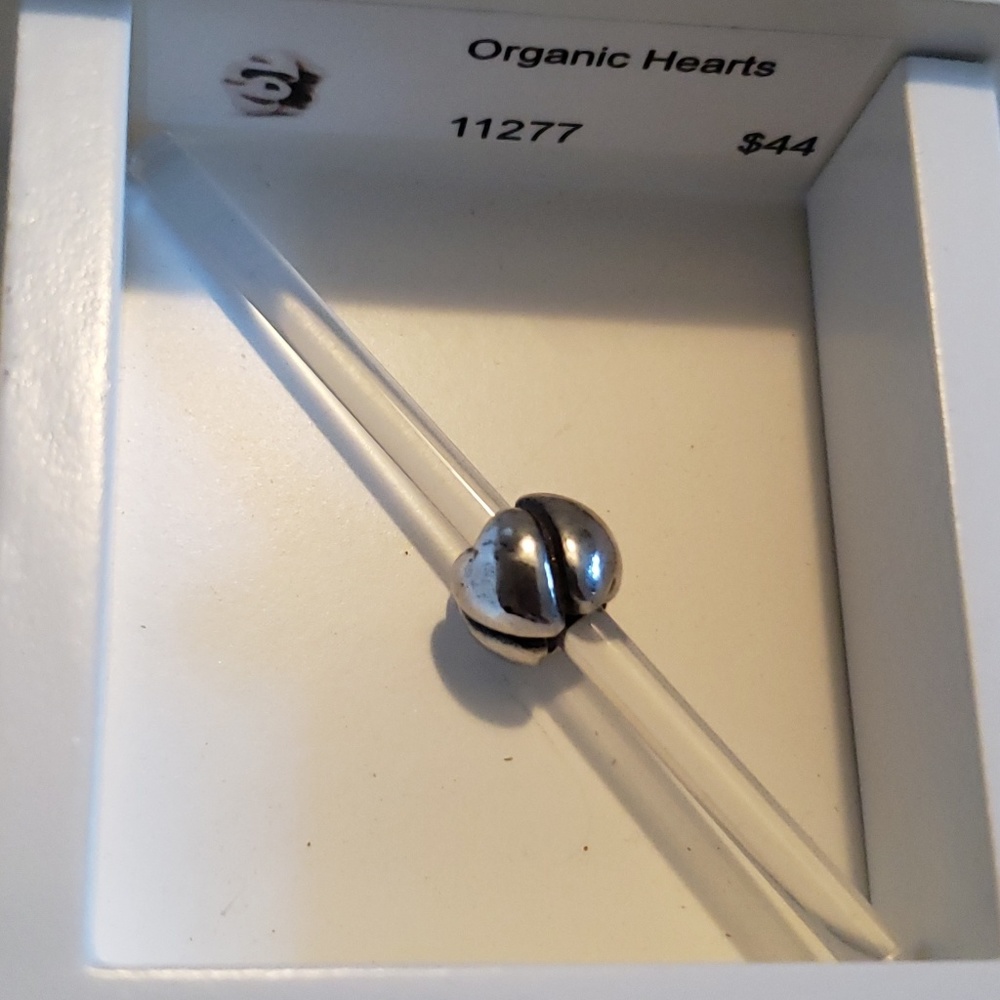 Trollbeads Organic Hearts Sterling Silver Bead